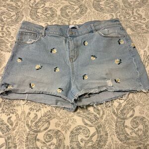 Loft denim shorts